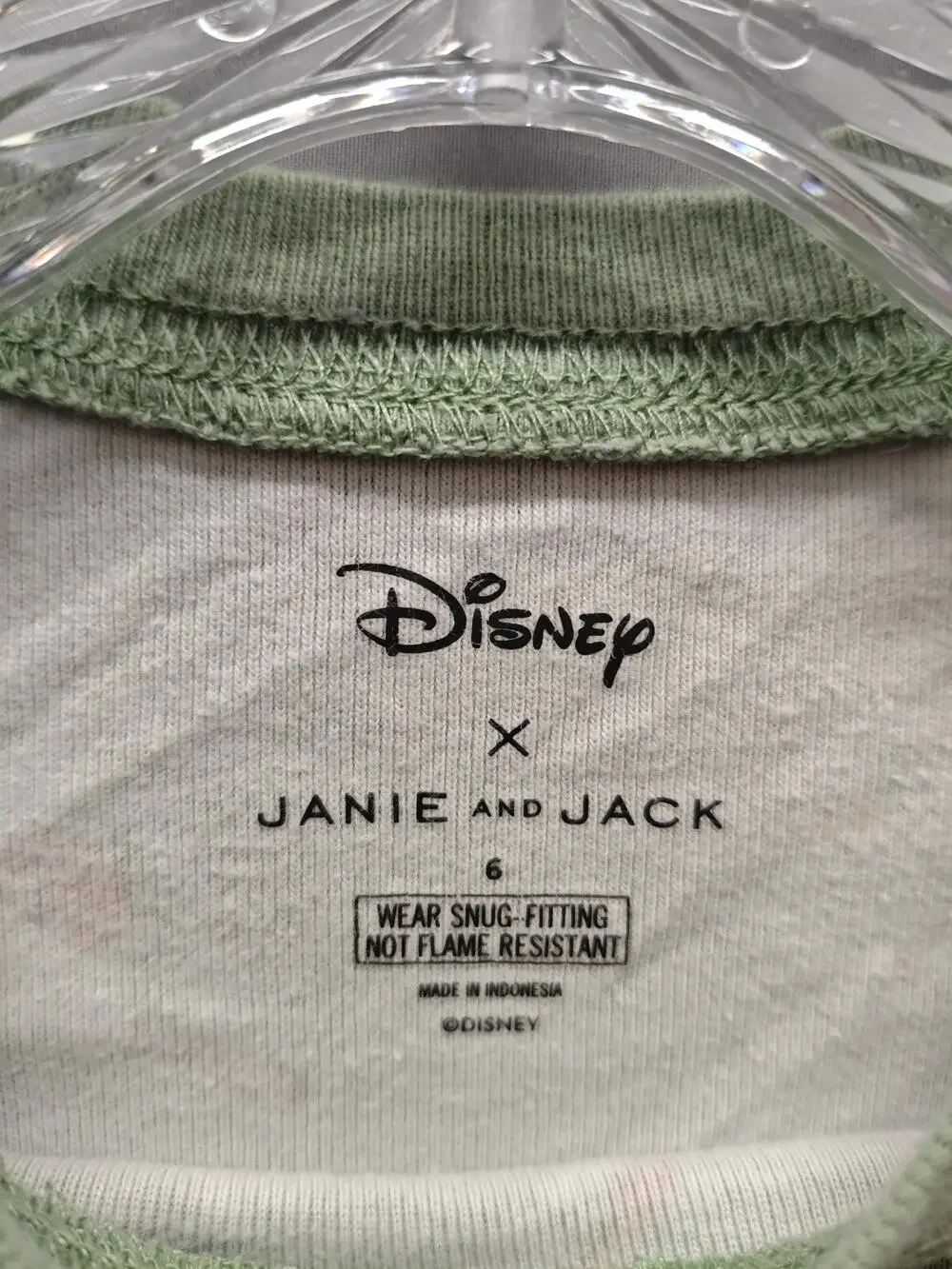 Disney x Janie and Jack Shirt Youth 6 Goofy Baseball Pajama Top Long Sleeve